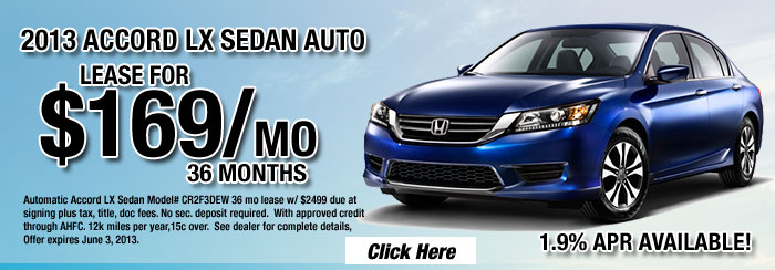 Great Lease offers on the Accord