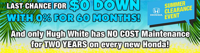 Last Chance for $0 down with 0% for 60 months