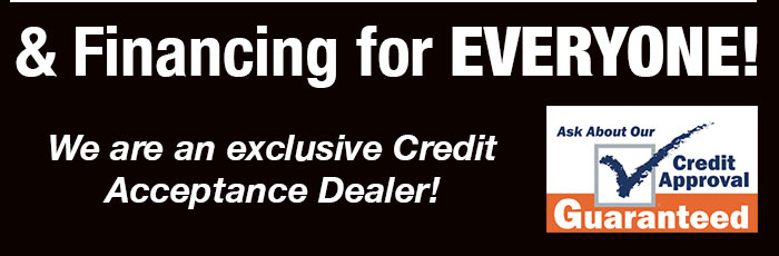 Financing for everyone!